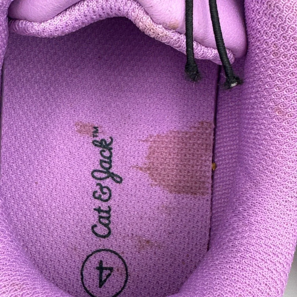Cat & Jack Boston Court Kids Sneakers Pink Purple Size 4 NWT